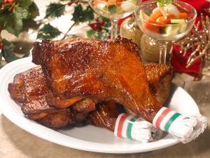 さんわの香草美水鶏(こうそうめいすいどり)もも焼き - クリスマスのローストチキンレッグ - 鶏三和、尾張さんわ屋、伊藤和四五郎商店、鶏撰、チキンファーム・デリ