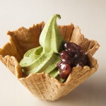 西尾抹茶　抹茶あずきサンデー