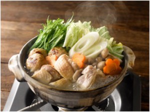 三和の純鶏名古屋コーチン鶏だし鍋スープ調理イメージ