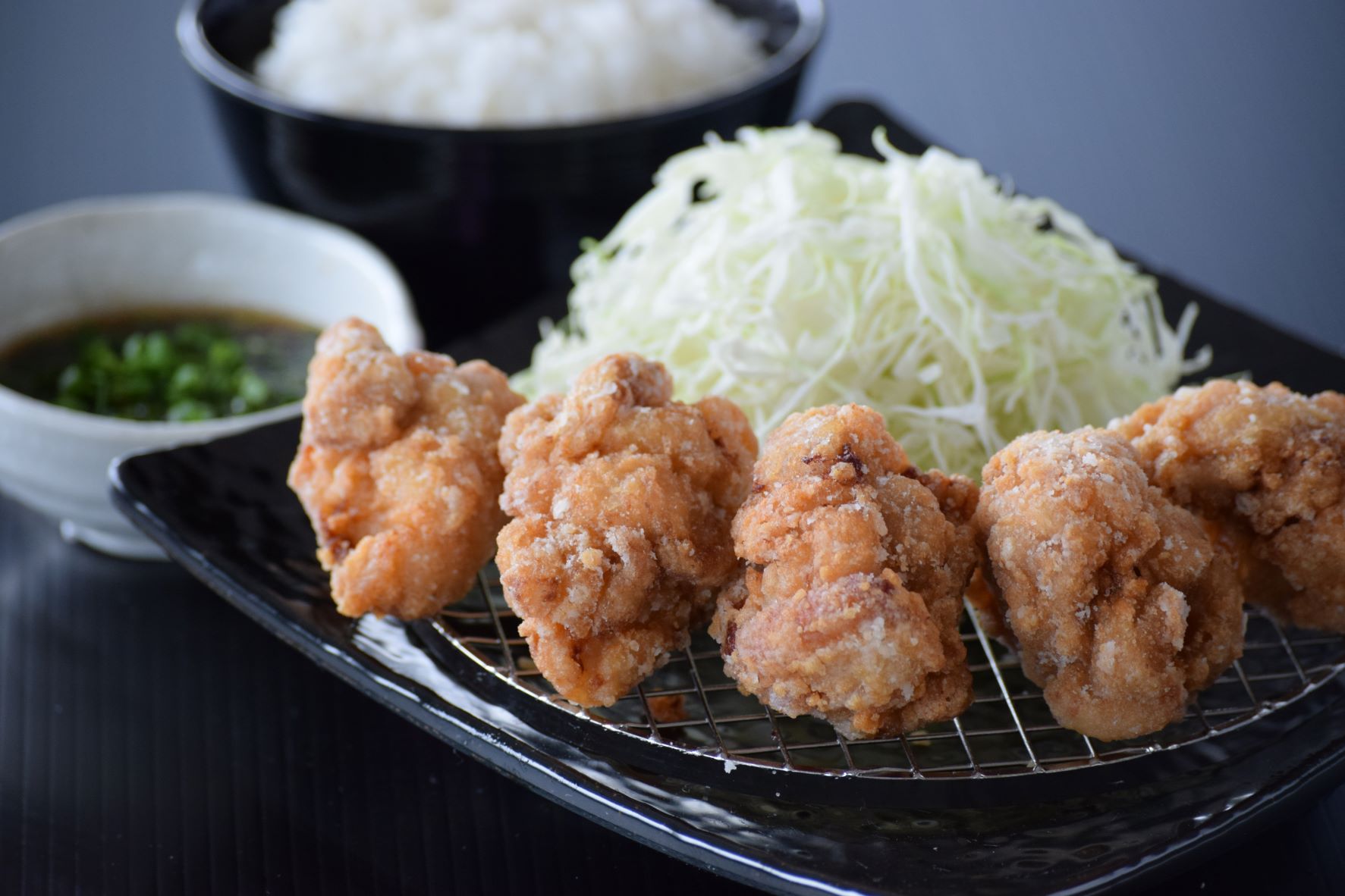 【ジューシーもも唐揚】油淋鶏定食(5個)
