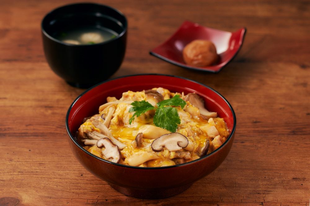 4種のきのこ親子丼