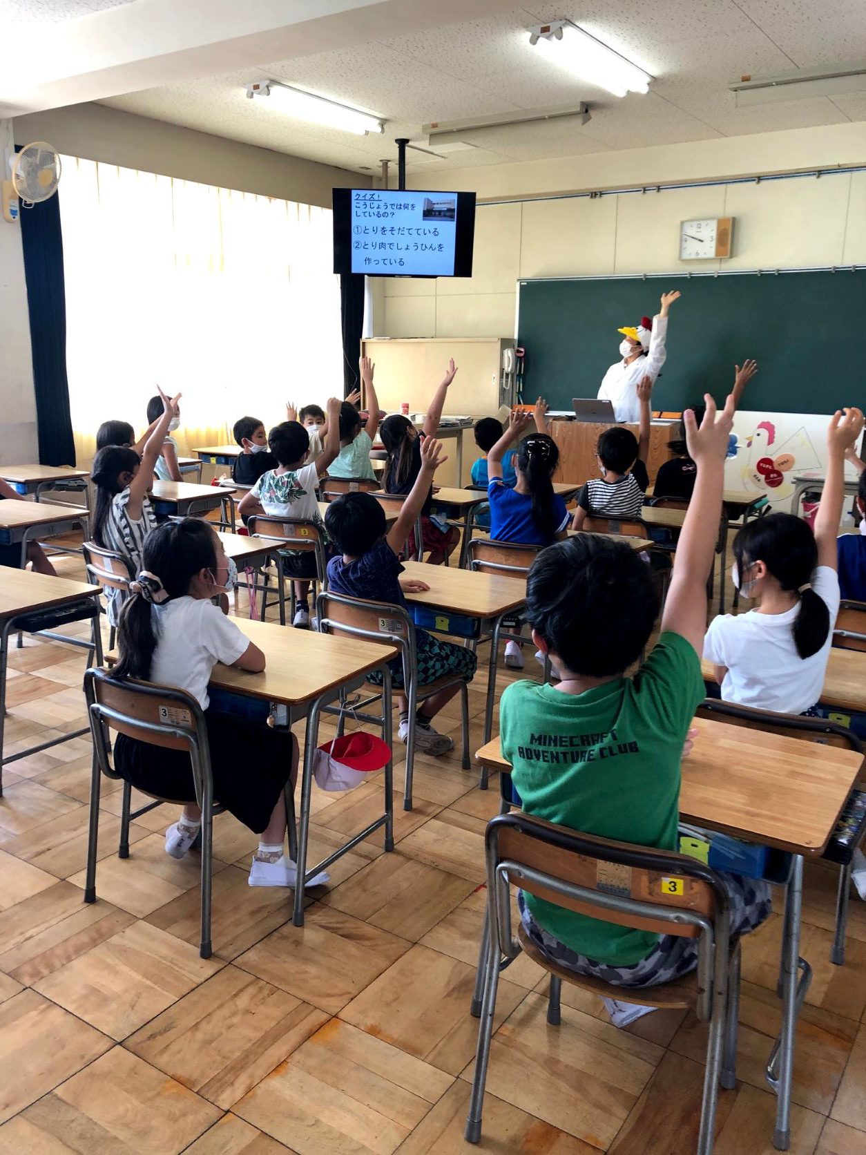 美和東小学校食育の様子